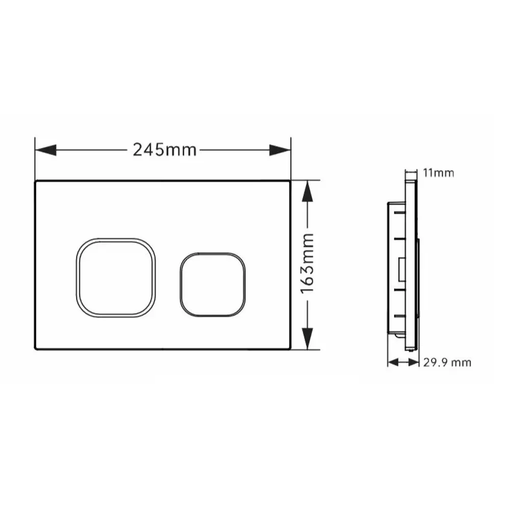 Комплект инсталляция Grant с унитазом Aura Торнадо безободковый с микролифтом клавиша цвет хром Santreyd STLM-2139018 - Вид №12