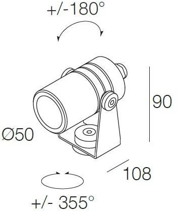 DGA Регулируемый проектор для улицы Odino sun-id-1484945 - Вид №1