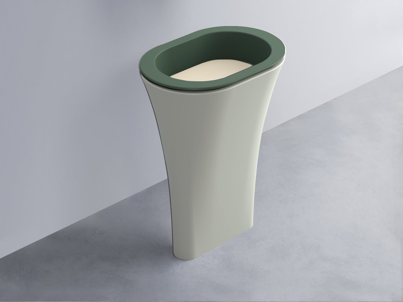 AMLA65-MU+AMPILO-LN+AMCOLO-PM Раковина Amedeo Ovale отдельностоящая cielo Enjoy + Amedeo Ceramica Cielo