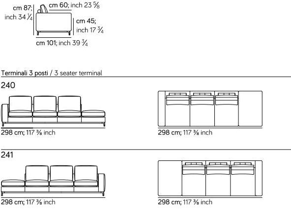 AMURA Угловой диван кожаный на 4 места Dorsey Am023.181.053.022 - Вид №9