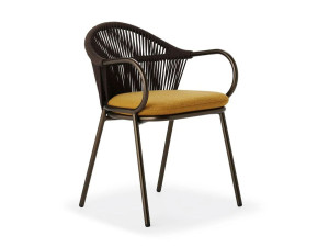 Алюминиевый стул с подлокотниками