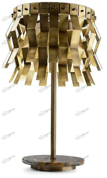 MARIONI Настольная светодиодная лампа из латуни Veronica 02820