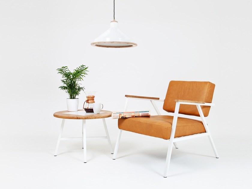 Liqui Contracts Кожаное кресло с подлокотниками Studio sun-id-1454380 - Вид №3