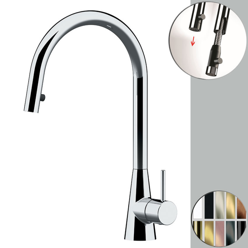 SG284 Смеситель для мойки DANIEL RUBINETTERIE Swing - Вид №3