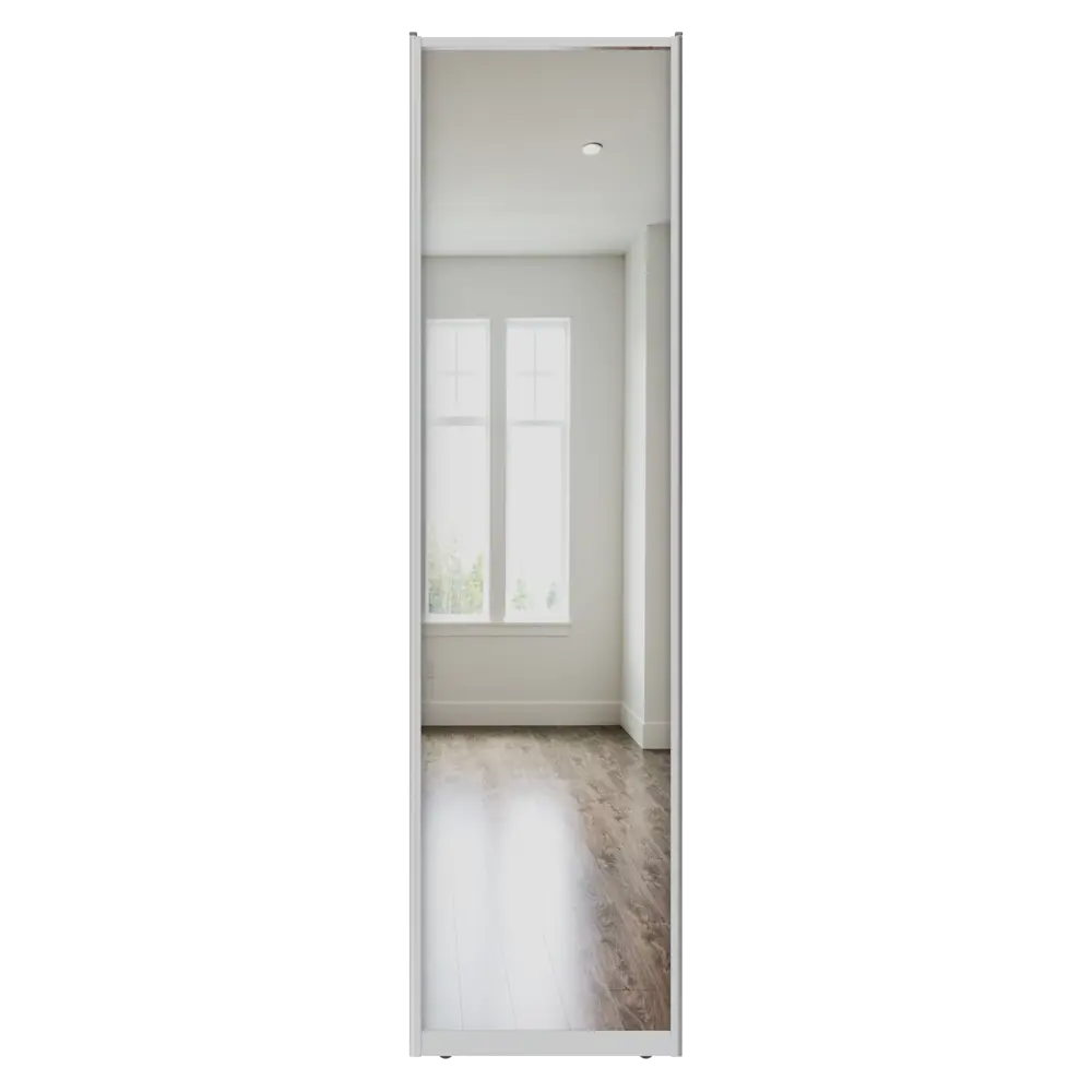 Дверь-купе KONSENSA 225.5x60.4 см с зеркалом профиль матовое серебро 89443969 STLM-2152861  - Вид №1