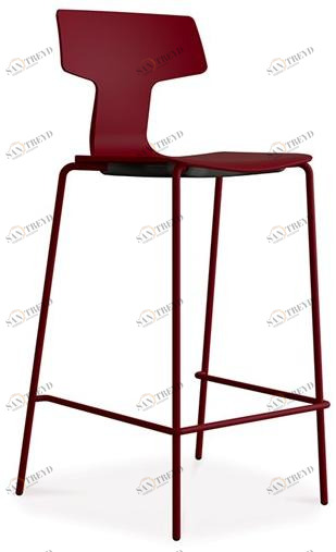 COLOS Высокий штабелируемый табурет из полипропилена Split sun-id-1366810