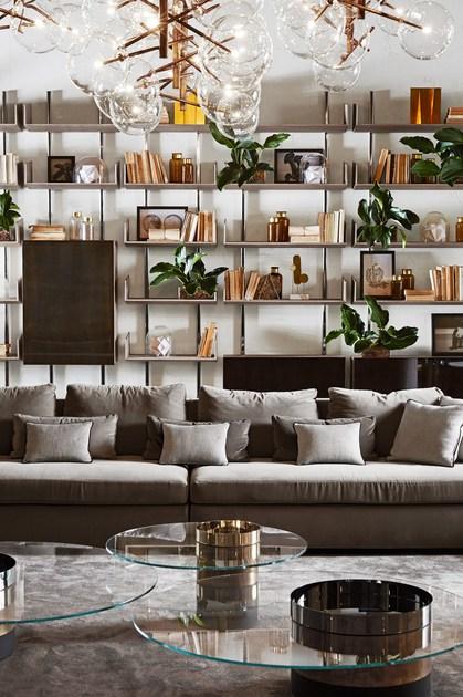 Gallotti&Radice Низкий стол из закаленного стекла и латуни Haumea sun-id-1508291 - Вид №3