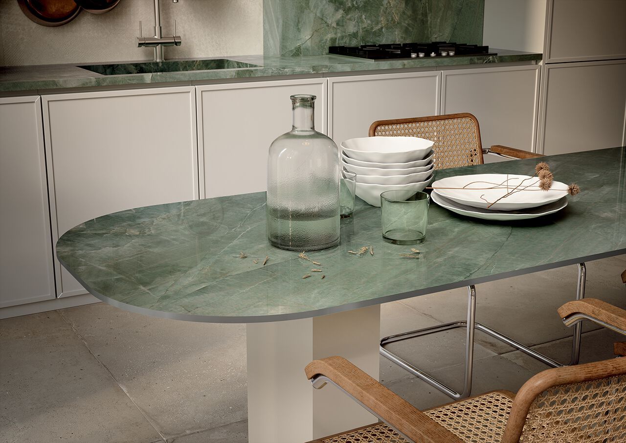 Столешница из керамогранита с мраморным эффектом CERAMICA FONDOVALLE MYTOP ARCH-00131667 - Вид №1