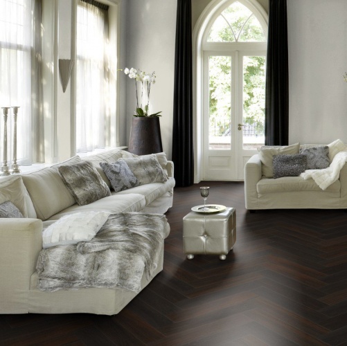 Паркет Ёлка Solidfloor New classic Лувр 1126206 Дуб Натур (Рельефная) 610х122 мм 1500200201 - Вид №20