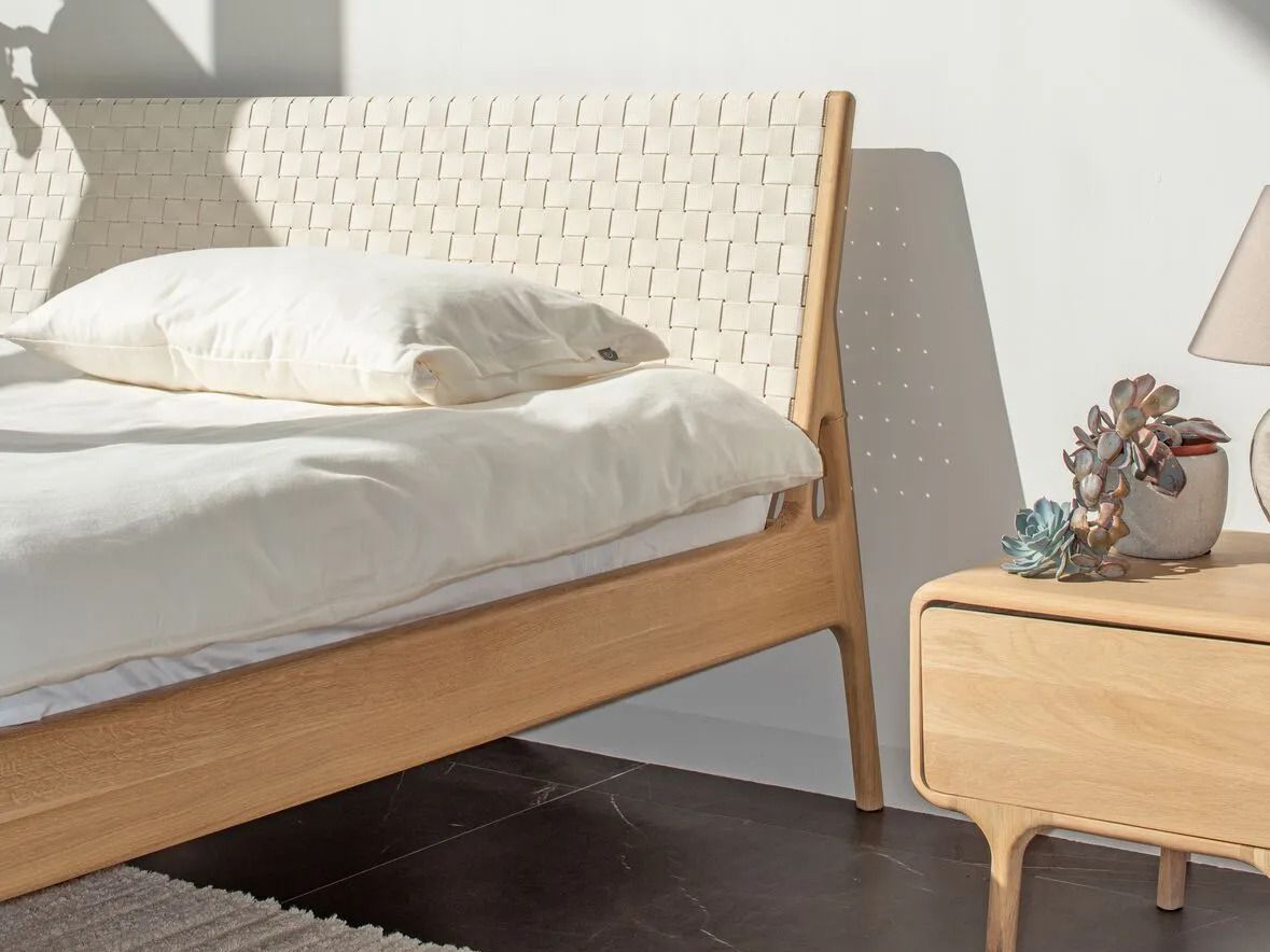 Дубовая двуспальная кровать Gazzda Fawn ARCH-00085993 - Вид №1