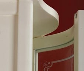 Витрина MIGLIORE Bella ML.BLL-VT451.DV со стеклянной дверцей, нежно-зеленый ML.BLL-VE451.DV - Вид №3