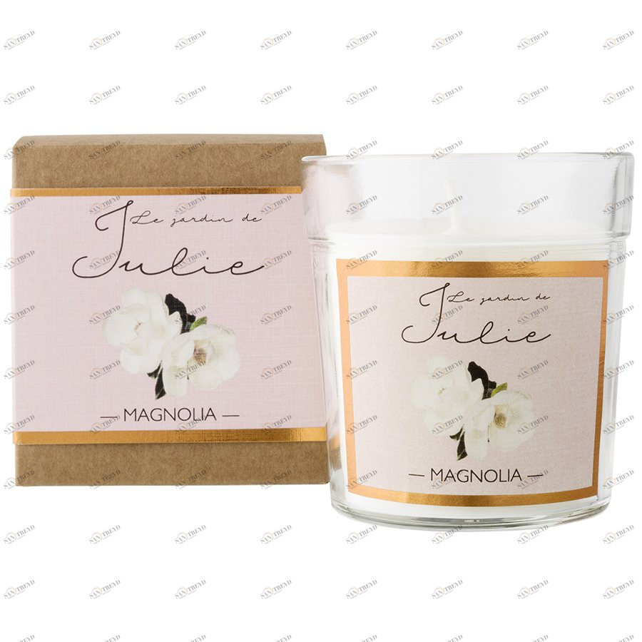 Свеча ароматическая "Магнолия" Le Jardin De Julie AMBIENTAIR  00-3880956 Белый 