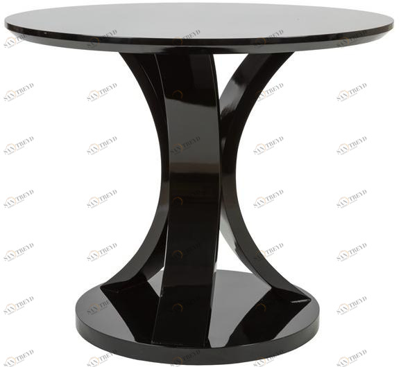 Stylish Club Круглый журнальный столик из лакированного дерева Oceanus Scf.o04