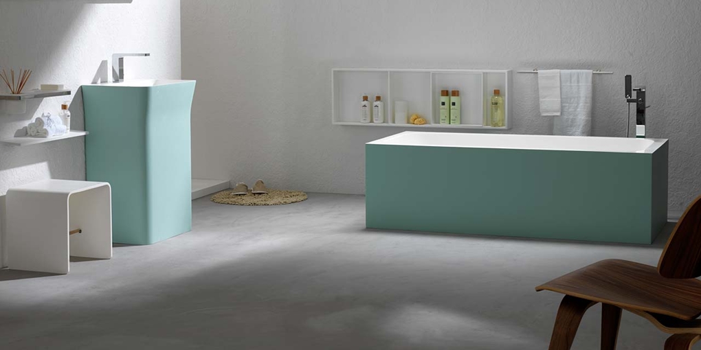 S502200045 Напольная раковина стоящая прямоугольная SYSTEMPOOL  - Вид №1