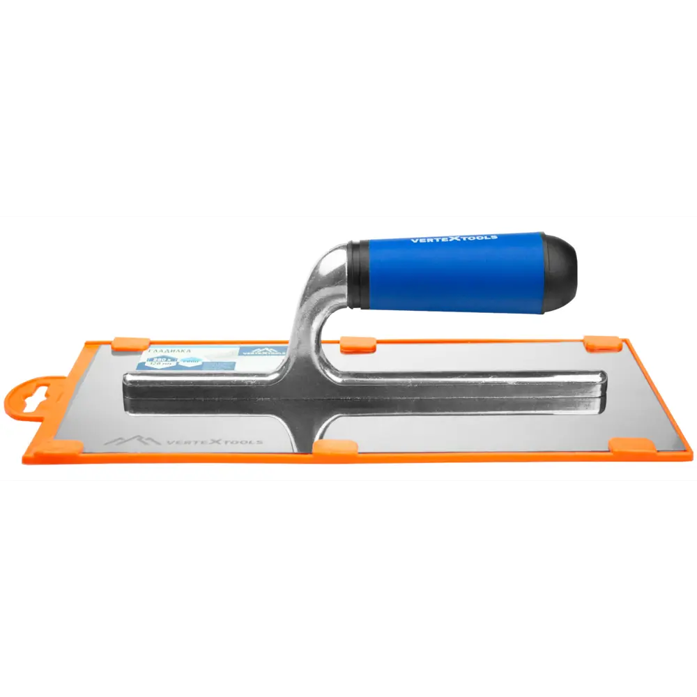 Стальная гладилка VERTEXTOOLS 280×128 мм для профессиональных отделочных работ 89398950 STLM-1470874 - Вид №4