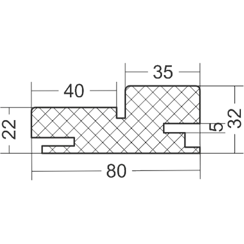 Комплект дверной коробки Сохо/Сиэтл телескопический 2100x80x32 мм цвет лофт темный (2.5 шт.) 89266341 STLM-2124379 VFD  - Вид №2