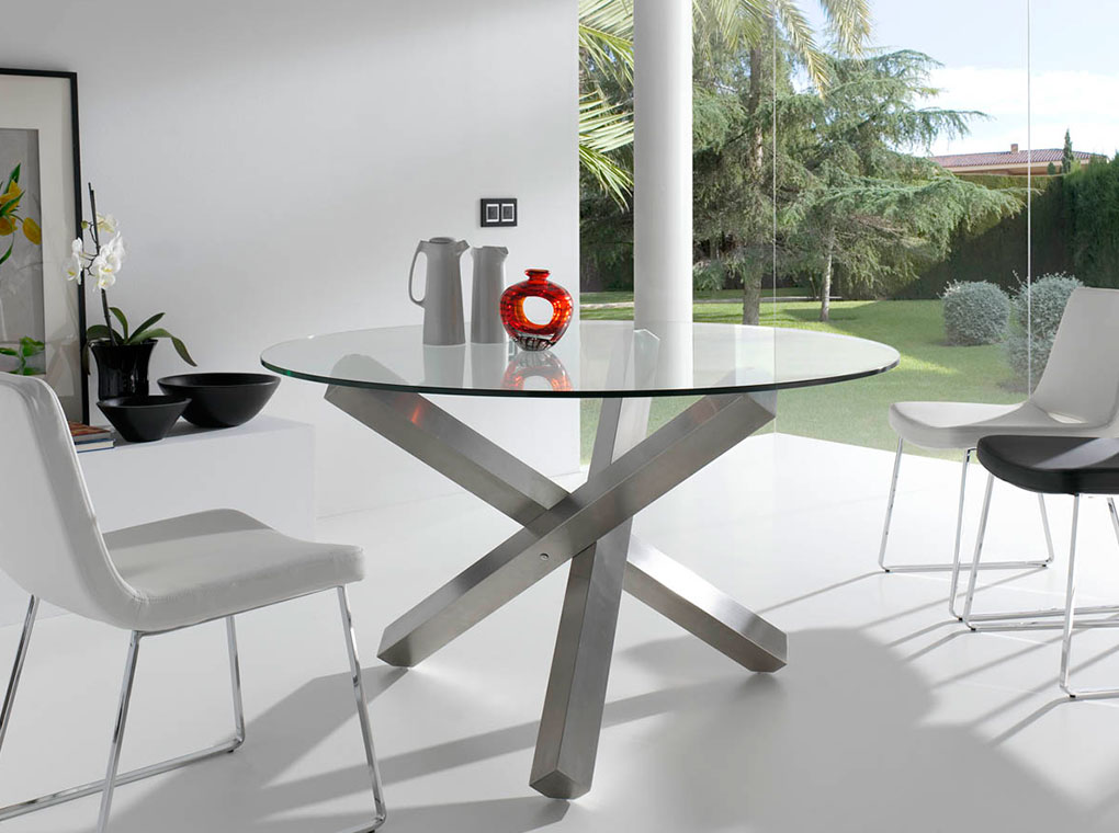 077775 Стол обеденный круглый Ø 150 Angel Cerda BZ951  - Вид №3