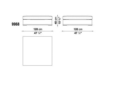 Ткань пуф Maxalto Intervallum ARCH-00152719