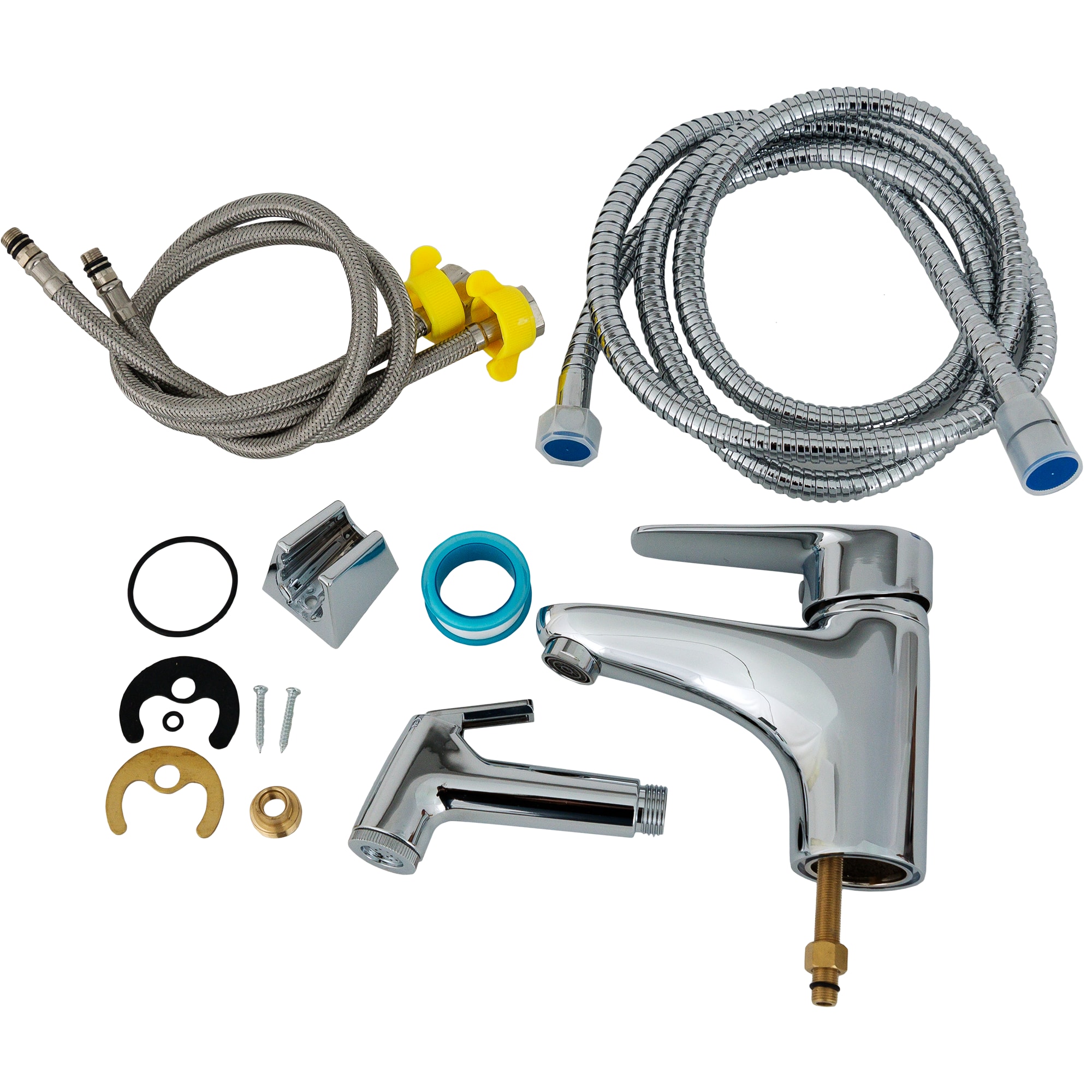 14357473 Смеситель для раковины Orange с гигиеническим душем, цвет хром OTTO Santreyd - Вид №3