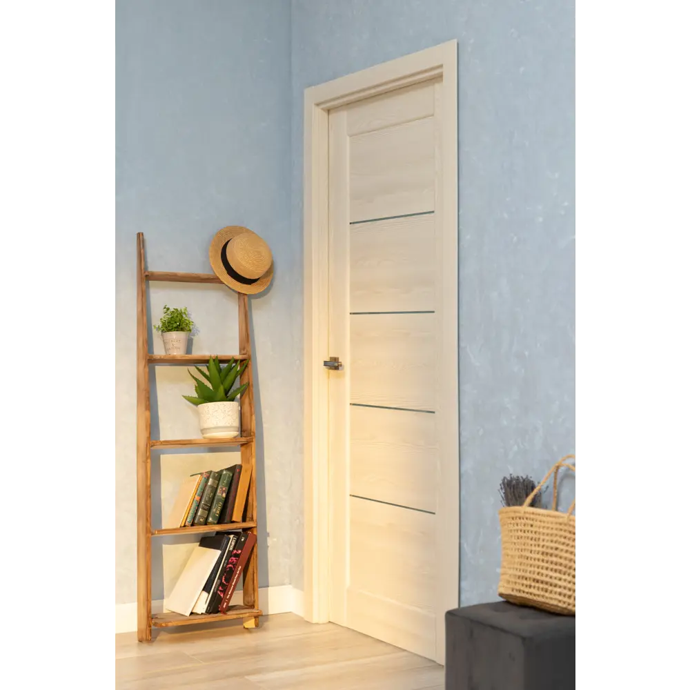 Ручка дверная на розетке NEO DM/HD ABG/CP-6, цвет античная бронза/хром FUARO STLM-2023308 - Вид №4