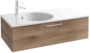 EB2516-R6-G1C Тумба под столешницу 100 см, 1 ящик, белая ручка JACOB DELAFON ODÉON RIVE GAUCHE