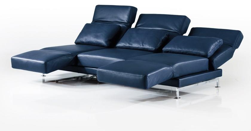 brühl 3-местный кожаный диван с откидной спинкой Moule sun-id-1366072 - Вид №1