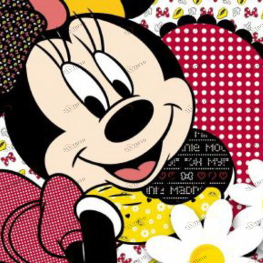 1-472-Minnie-Dreaming Фотообои Komar Disney 0.73х2.02 м 1472MINNIEDREAMING