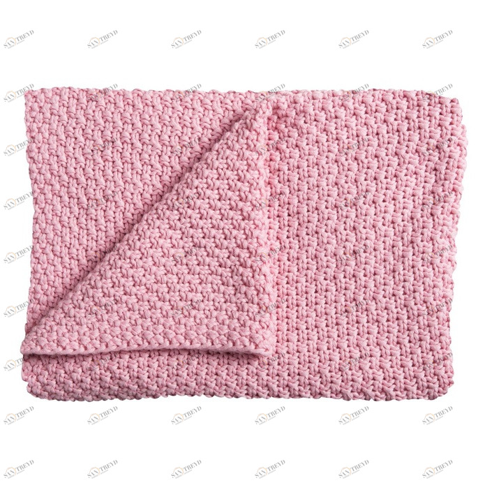 Плед детский хлопковый 75х100 см розовый Sunny SCHARDT  00-3880146 Розовый Santreyd 