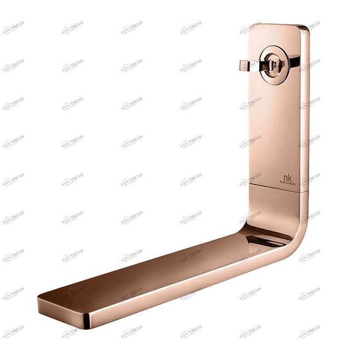 Смеситель для раковины настенный 1/2 ”. Керамический картридж Ø25 мм. Без всплывающих отходов. Носик с ограничителем потока. Расход 5,1 л / мин. при 3 барах.  Lounge NOKEN 100063522  COPPER