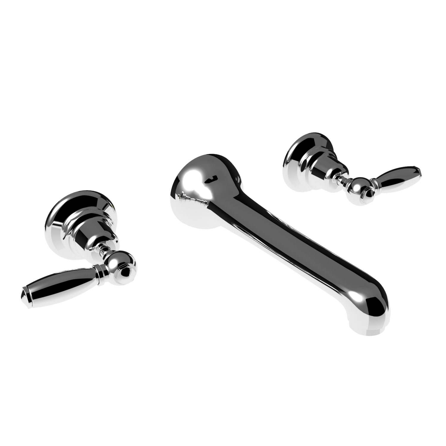 TC19LE403WPB Настенный смеситель для раковины с рычагом 1920 с тремя отверстиями (стандартный излив) Thomas Crapper  - Вид №1