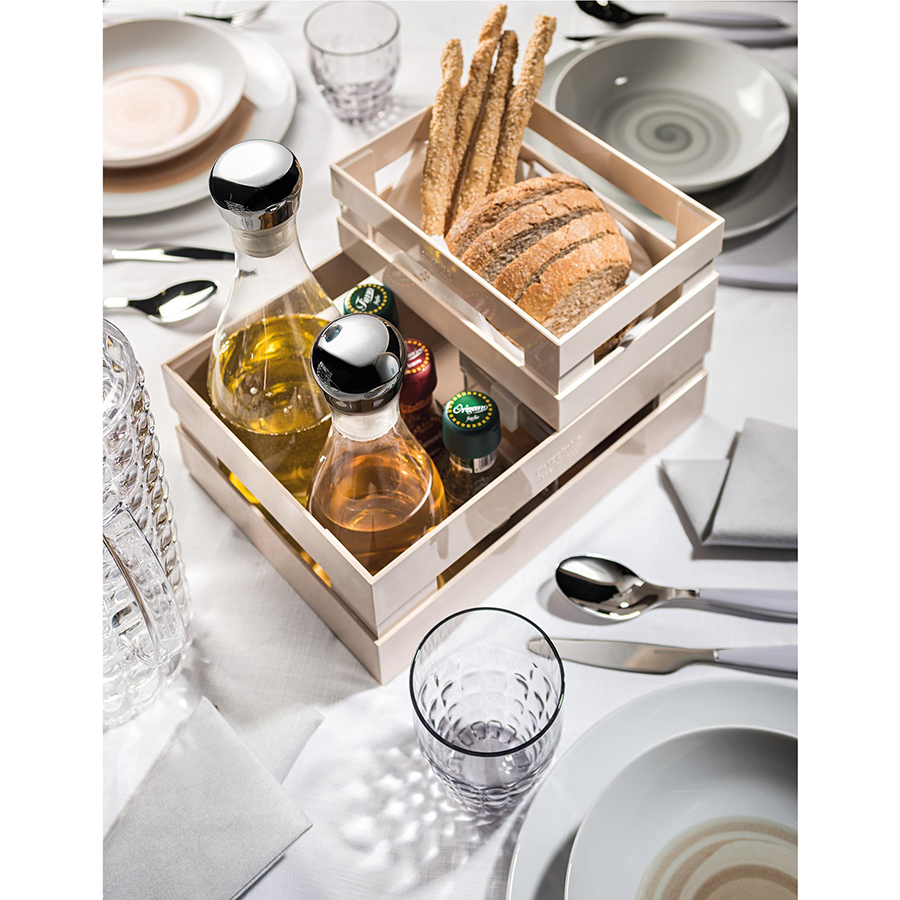 169300190 Ящик для хранения tidy&store, 22,4х5,4х8,7 см, бежевый Guzzini  - Вид №1