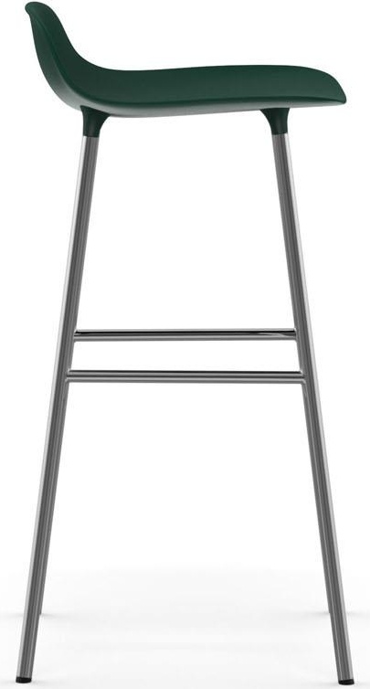 603166 Барный стул 75 см Chrome Green Normann Copenhagen Form - Вид №2