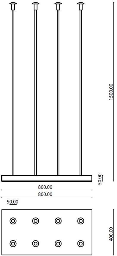 PAOLELLI GARDEN Подставка для цементного покрытия Cimento 53 5331 - Вид №1