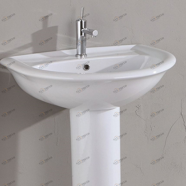 0840 Подвесная раковина настенная овальная Olympia Ceramica 