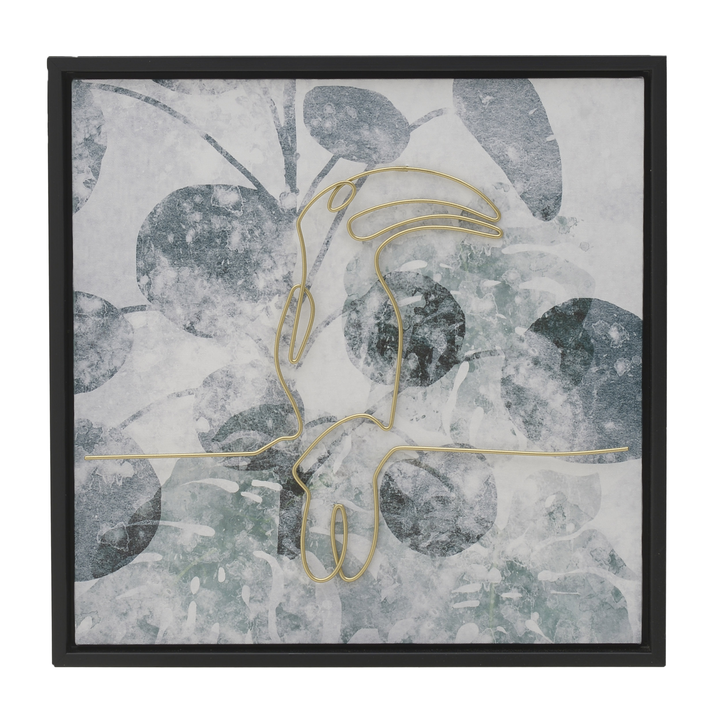 3890709.0295 КАРТИНА С ИНСТАЛЛЯЦИЕЙ В РАМЕ LEAF TO4ROOMS  - Вид №1