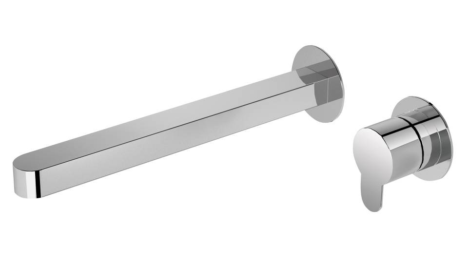 T9.16 Смеситель для раковинины настенный с автоматическим клапаном Waterrevolution Line CLIP Water Evolution  - Вид №1