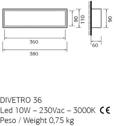 ENGI Настенный светильник / потолочный светильник из опалового стекла Divetro Endv360  - Вид №4