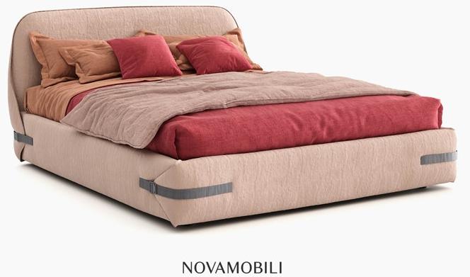 Novamobili Кровать двуспальная с обивкой sun-id-1413777 - Вид №6