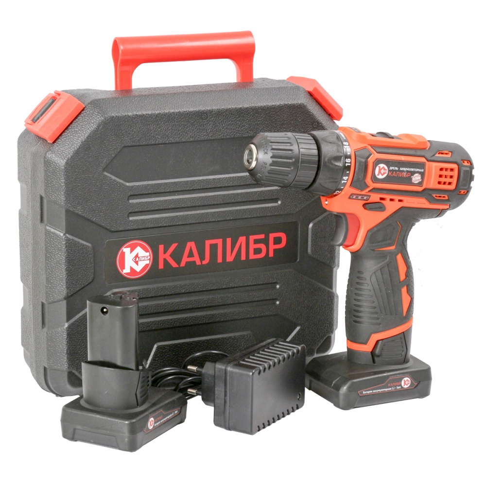 75099 Калибр Аккумуляторная дрель (Li-Ion) ДА-18-2М+  - Вид №3