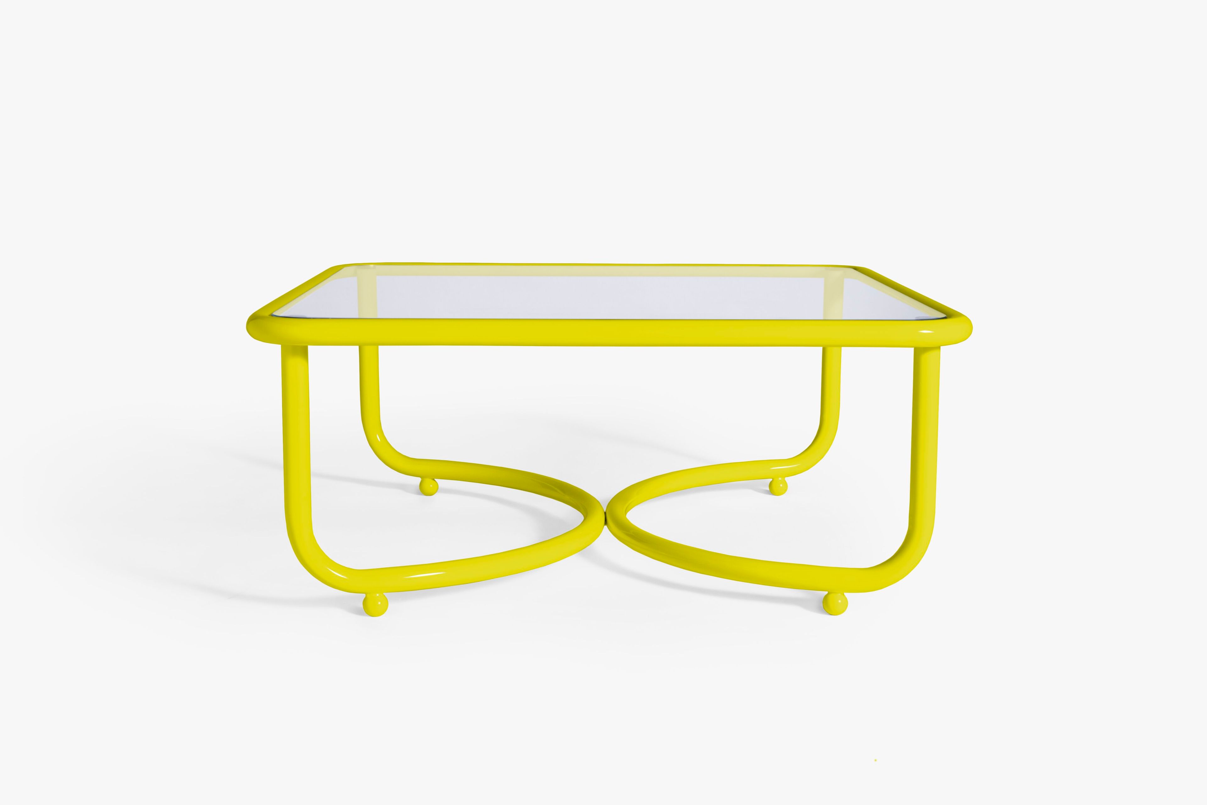 Квадратный садовый стол из нержавеющей стали и стекла Exteta Locus Solus ARCH-00090760 - Вид №4