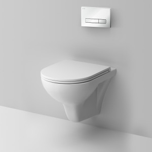 IS30201.901700 Инсталляция с клав Start S глянц белый с подвесн унитазом FlashClean с сид м/лифт AM.PM Gem