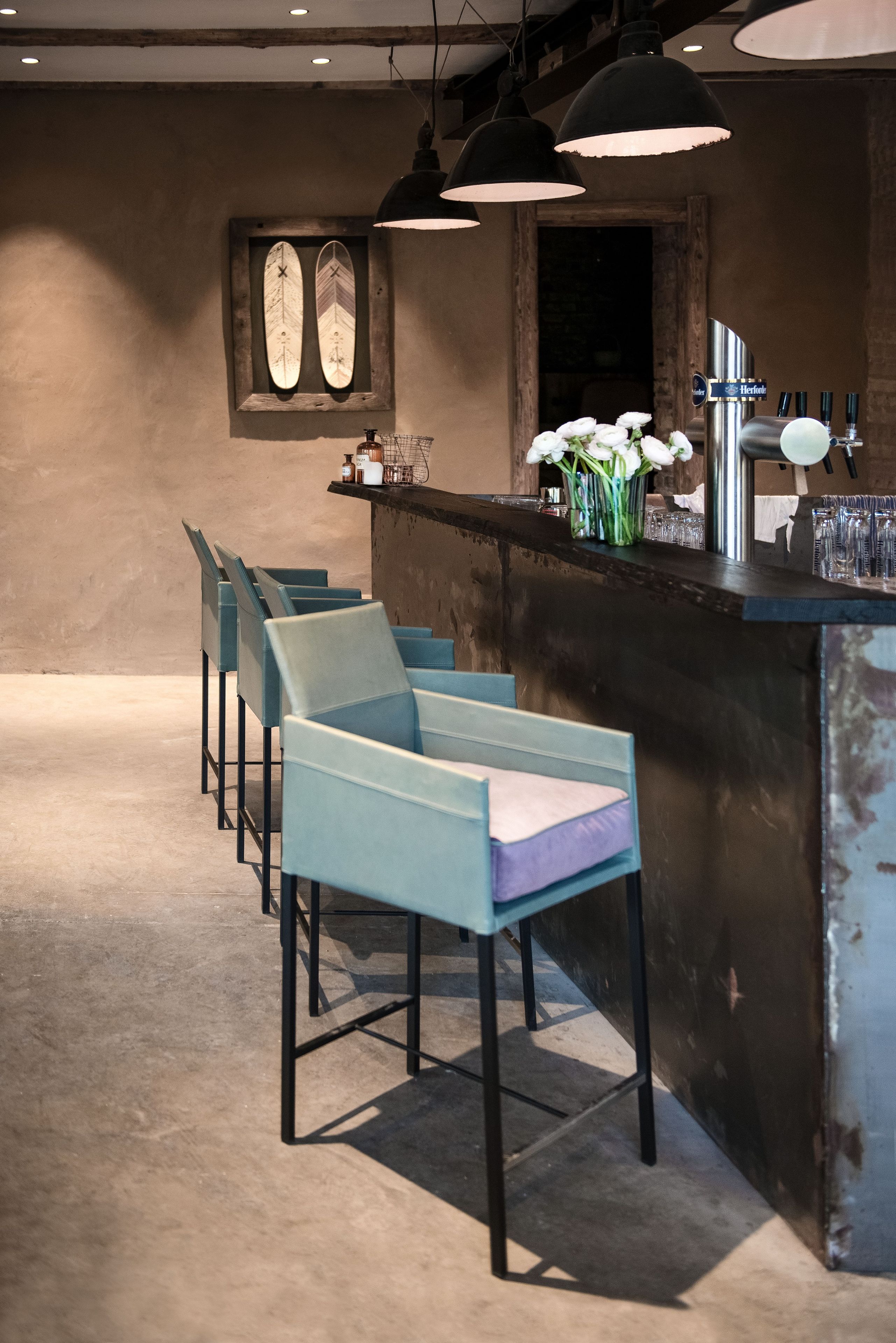 Барный стул с подставкой для ног со спинкой KFF Техас ARCH-00066223 - Вид №10