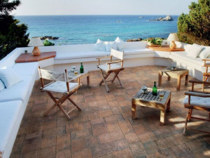 Бетонный напольный пол с эффектом камня