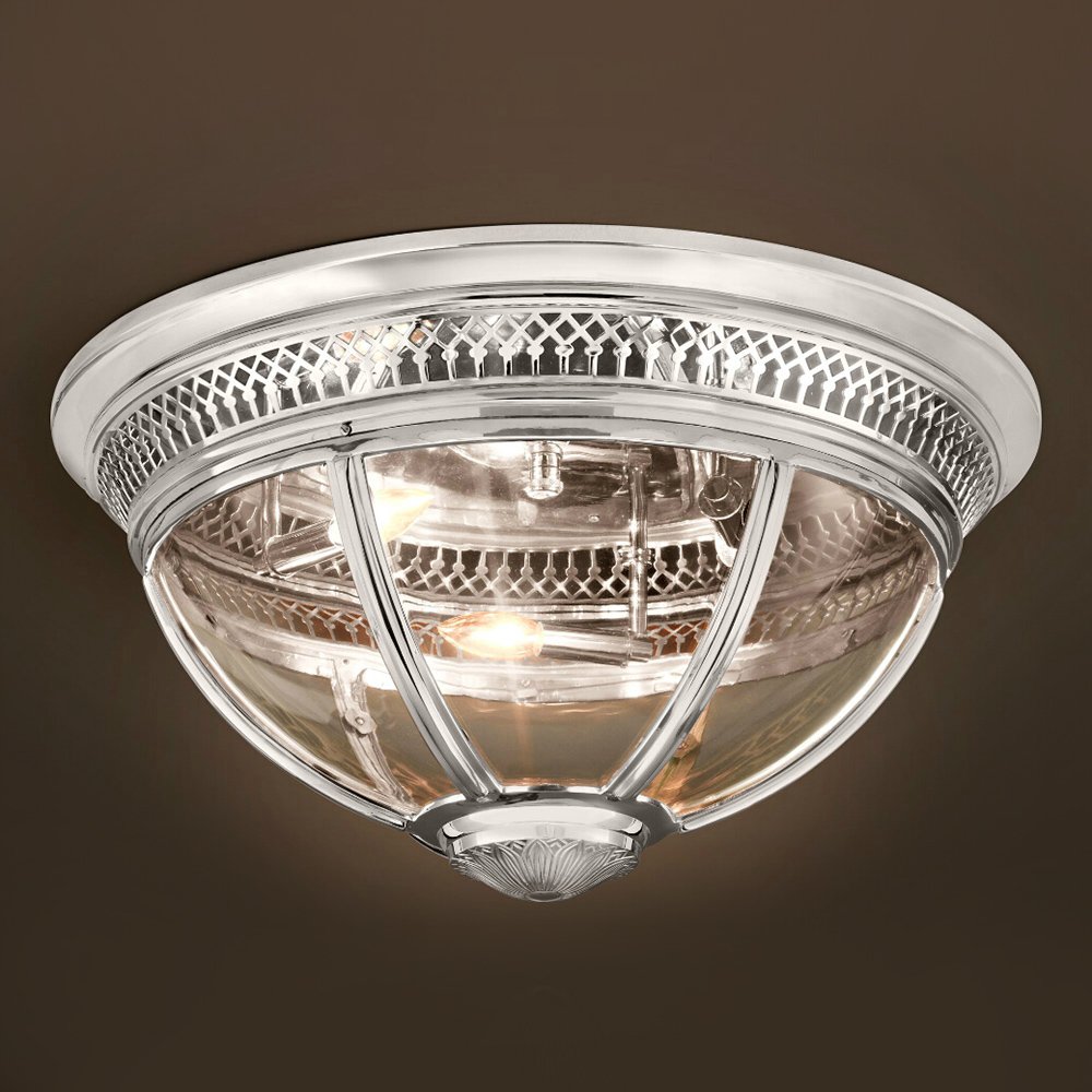 Потолочный светильник Residential 4 nickel от Delight Collection KM0115C-4S nickel DELIGHT COLLECTION ДИЗАЙНЕРСКИЕ 244401 Никель;прозрачный  - Вид №1