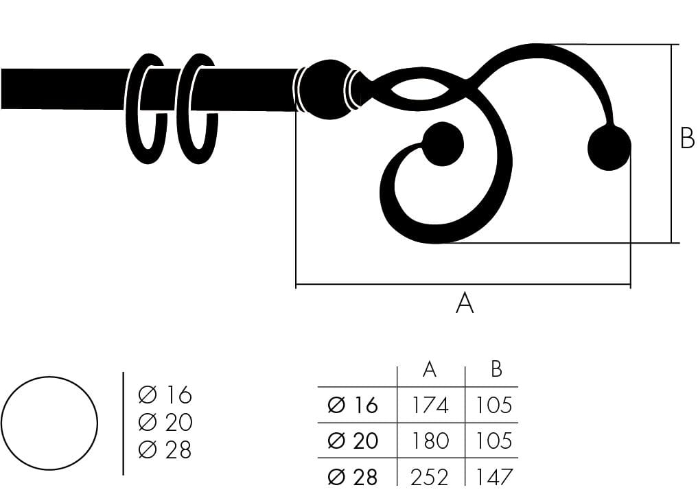 Железный карниз Frandoli Прованс ARCH-00115523 - Вид №2
