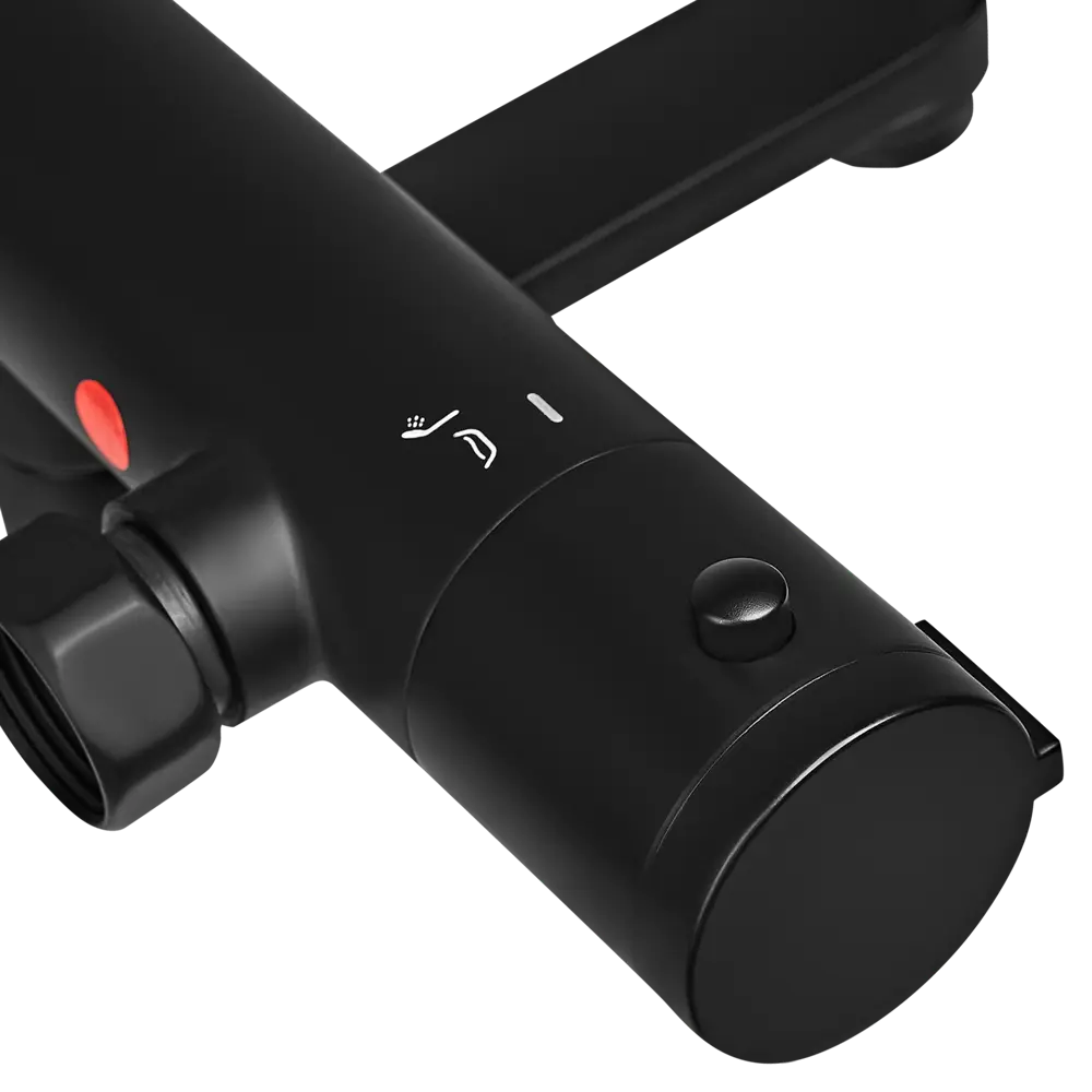 Смеситель термостатический KONSENSA Нарни YH5418-1PC с изливом цвет черный матовый STLM-2116430 - Вид №4