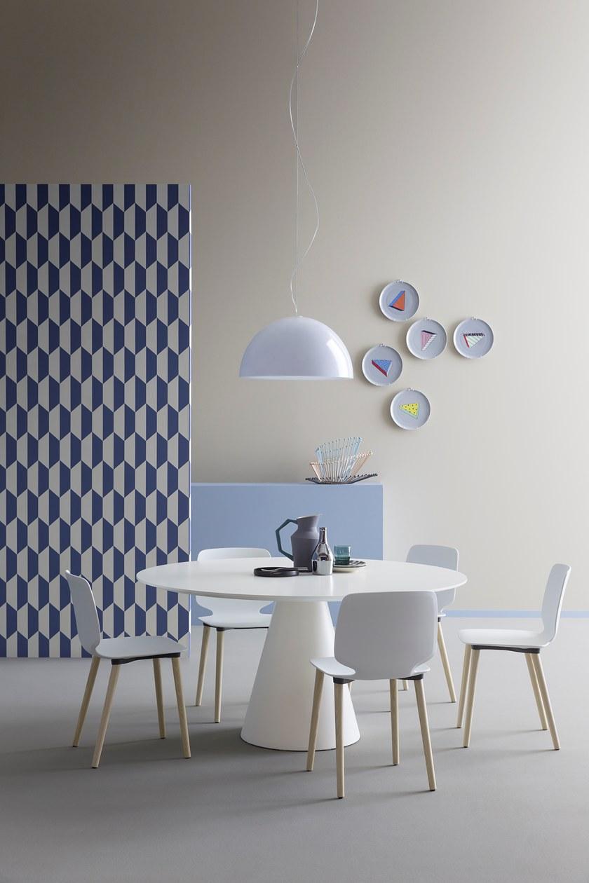 Pedrali Круглый стол из полиэтилена Ikon 865 - Вид №4