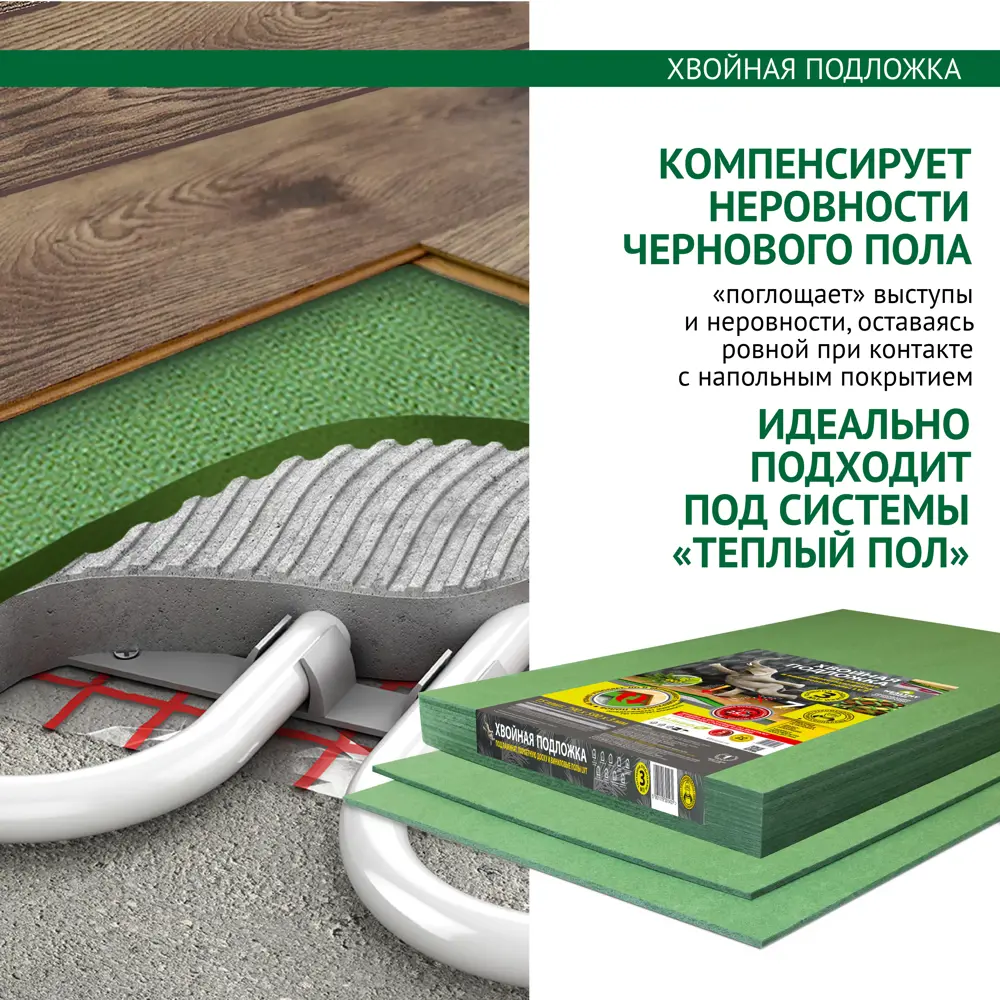 Подложка хвойная Steico 3 мм 7 м² 17748488 STLM-2197148  - Вид №4