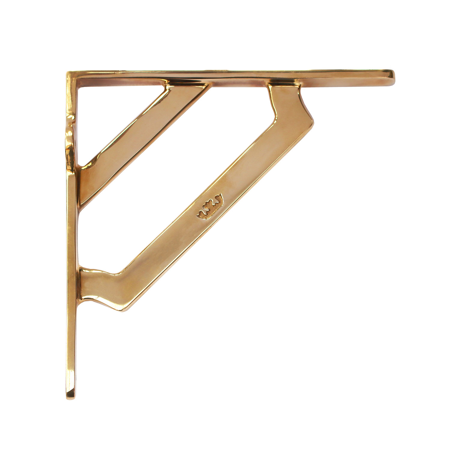 TC200DAPB Кронштейн Дарби среднего размера - полированный Thomas Crapper  - Вид №1