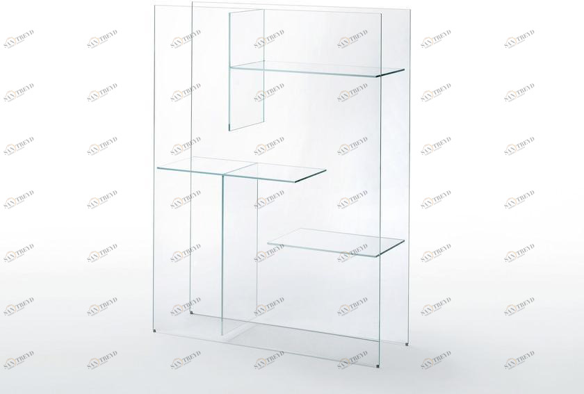 Glas Italia Отдельностоящий книжный шкаф из стекла sun-id-1509995
